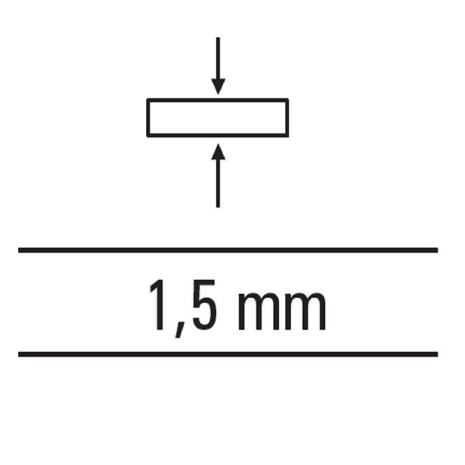 Križići za pločice 1,5mm 150 kom.