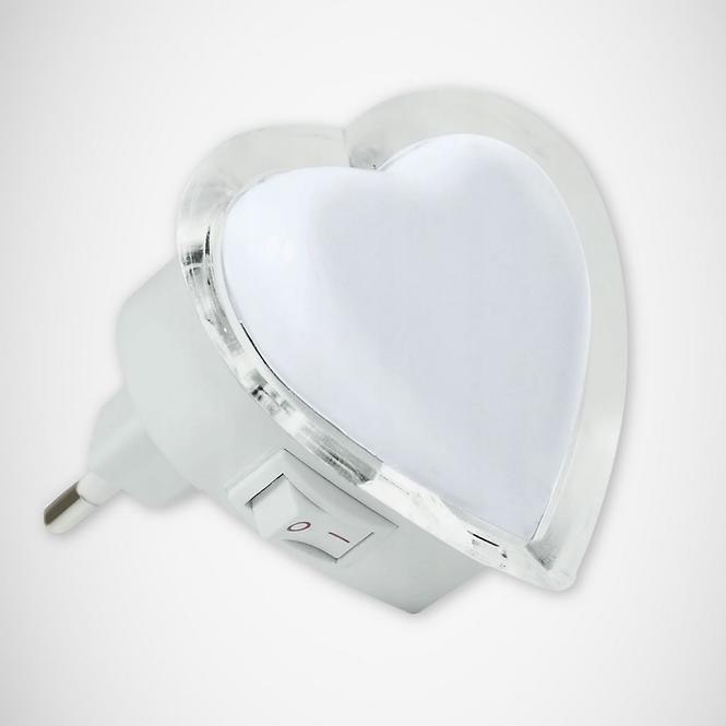 ZASUVKOVA Lampa SRCE HL992L 0,4W CRVENA