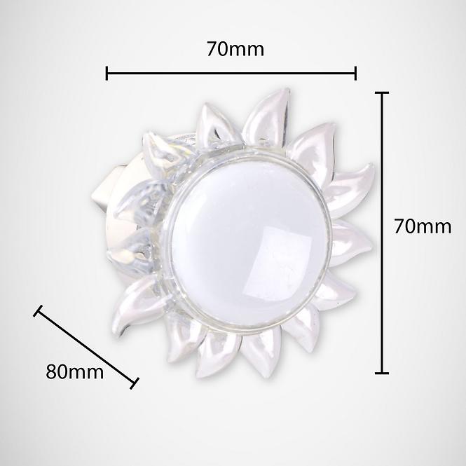 ZASUVKOVA Lampa SUNCE HL991L 0,4W BIJELA
