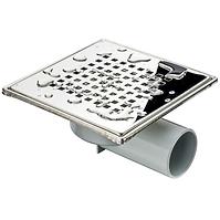 Podni odvod Axus mat 15x15 rotirajući 360 fi 50 11312