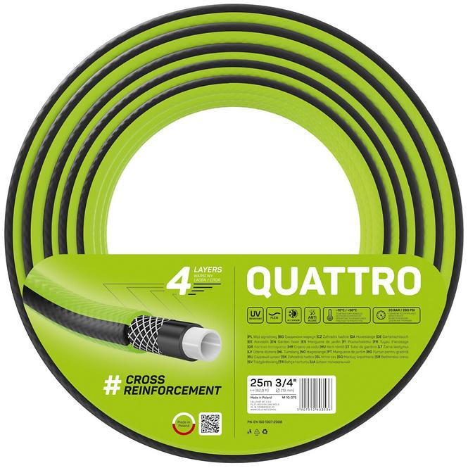 CELLFAST Vrtno crijevo 4-slojno Quattro 3/4˝ 25 m 10-075