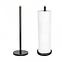 Stalak za toalet papir bambus P SP1-BLK-B crni,2