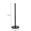 Stalak za toalet papir bambus P SP1-BLK-B crni,3