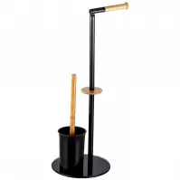 Stalak za WC četku i papir Umbra crni 07986
