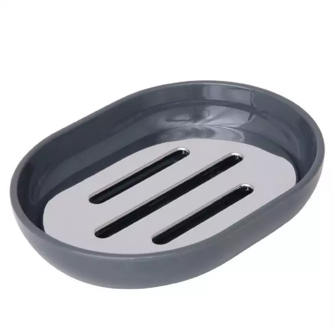 Držač za sapun Alba Grey sivi