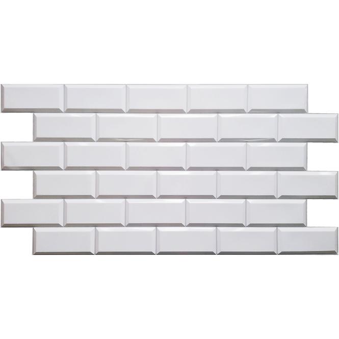 Zidni panel PCV  Grey Seam 95x47 cm
