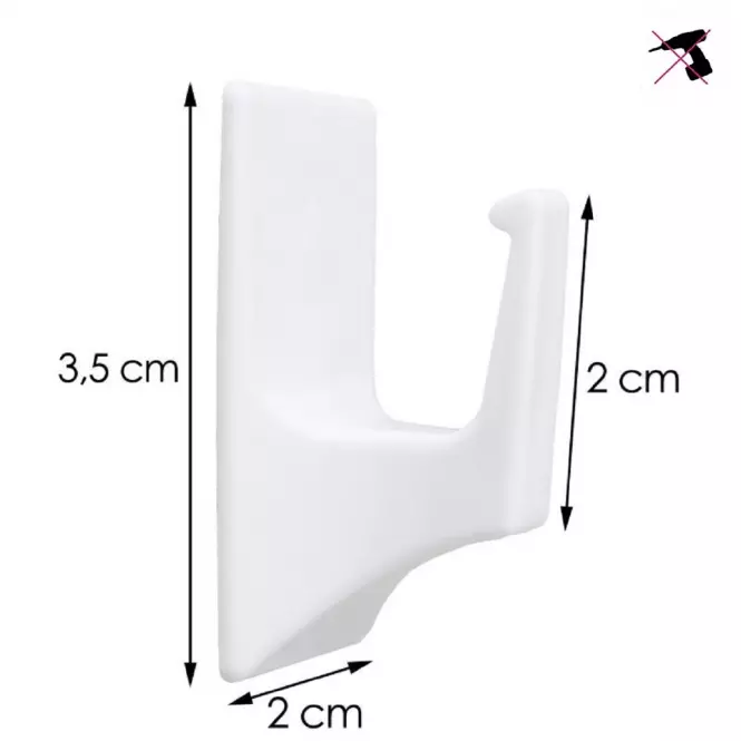 Vješalica plastična WHI 5 RCT,2
