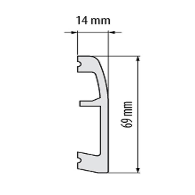 KAT LISTA LPC-06-T101 BIJELI SATEN