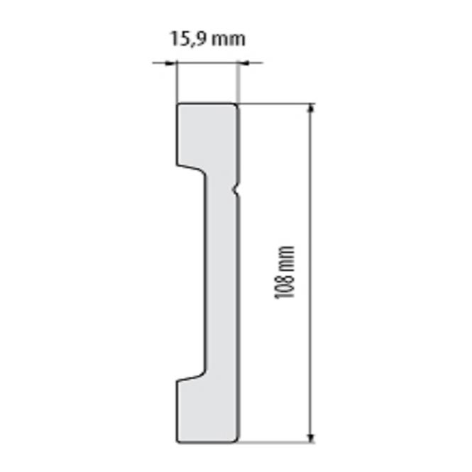 KAT LISTA LPC-20-T101 BIJELI SATEN