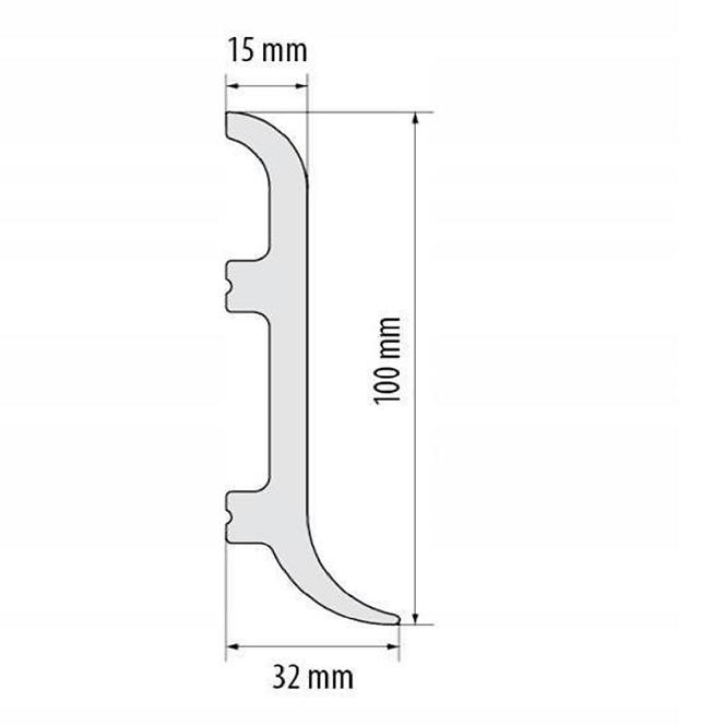 SPRAT LISTA LPC-40-T101 BIJELI SATEN