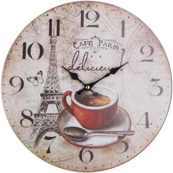 Zidni sat cafe paris 34 cm 65131062