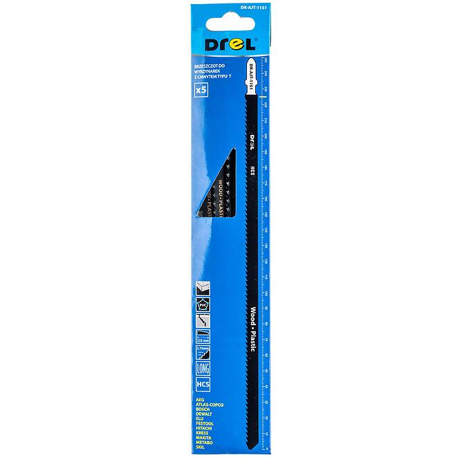 LISTOVI ZA UBODNE PILU FLEX T. DRVO 225mm (5KOM)