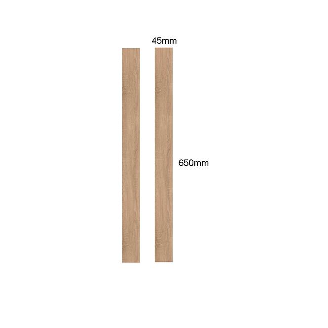 Furnir s ljepilom 34038 hrast sonoma 650x45x0,8mm 2kom