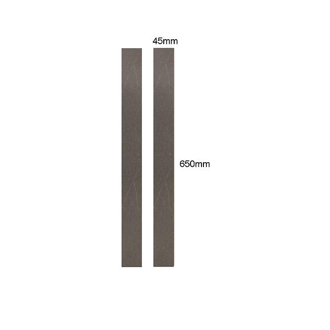 Furnir s ljepilom 37984 antracit 650x45x0,8mm 2kom