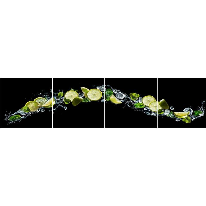 Sdaleni panel 60/240 Citrus-Black 4-Elem