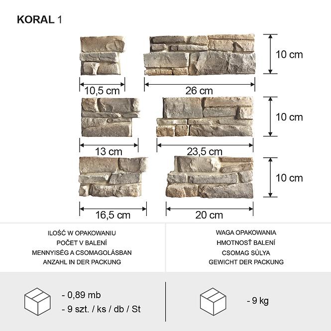 Kamen Koral, pak=0,89bm