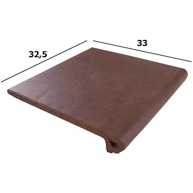 Pločica za gazište stepenica Peldano Capri Chocolate 32,5/33
