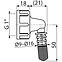 Dovodni bočni ventil s metalnim završetkom A16- 3/8
