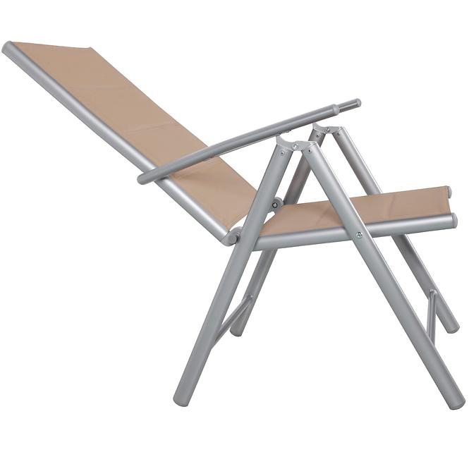 Stolica 7-pozicija taupe s ispunom