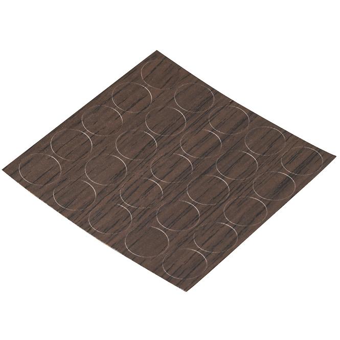 SAMOLJEPLJIVA ŽBUKA O 14MM, WENGE, 25 KOM