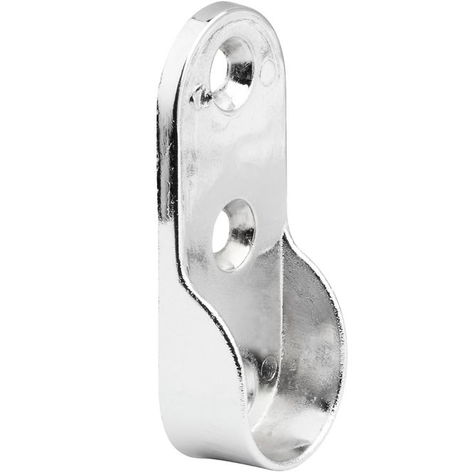 LEŽAJ ZA OVALNU ORMARSKU CIJEV 30X15MM, KROMIRANO, 2 KO