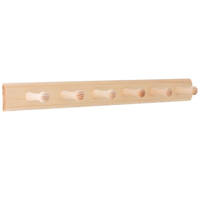 ŠINA ZA KUKE, 500X50 MM, 6 KUKA, BOR