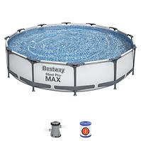Bazen s metalnom konstrukcijom i pumpom Steel Pro Max, okrugli, 366 x 76cm, 56416