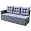 Vrtni set od umjetnog ratana Toscana antracit,5