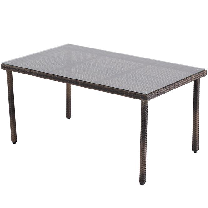 Vrtni set od umjetnog ratana Haiti stol + 4 stolice coffee
