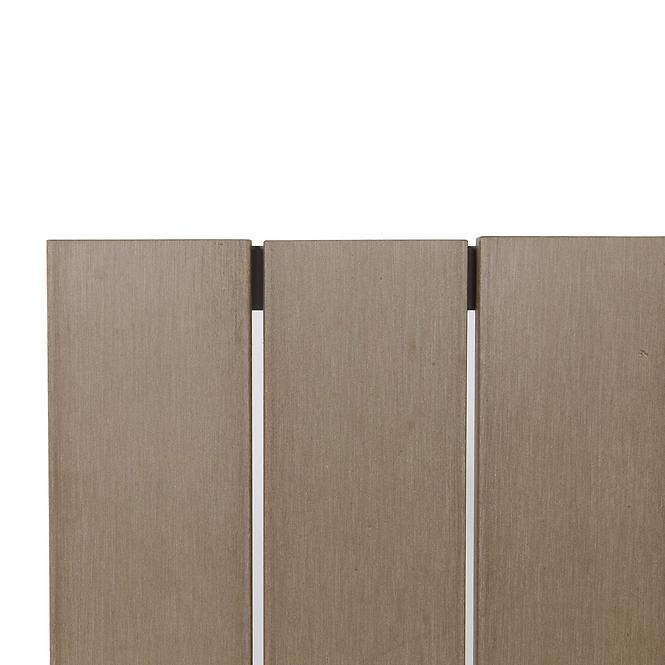 Stol polywood srebrni/taupe 150x90