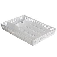 Organizator za pribor za jelo bijeli bent