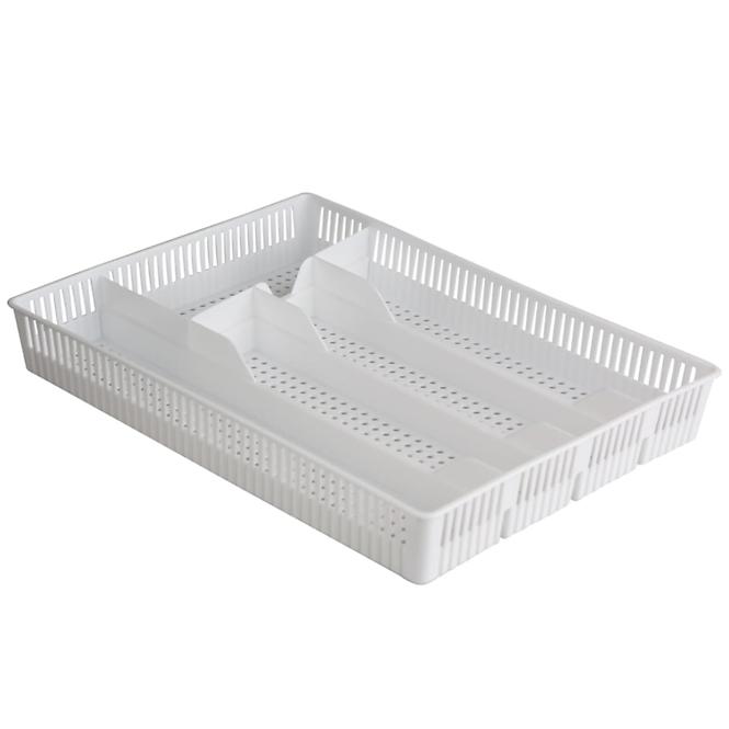 Organizator za pribor za jelo bijeli bent
