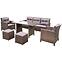 Set od umjetnog ratana New York cappuccino,6