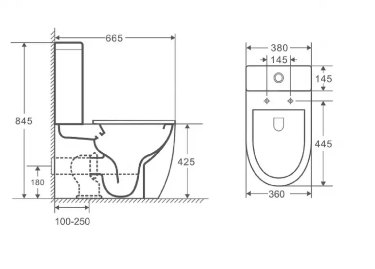 Wc monoblok Igar + sporospuštajuća wc daskla,3
