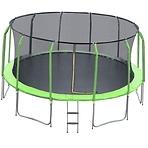 Trampolin s ljestvama 457cm zelena