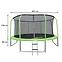 Trampolin s ljestvama 457cm zelena,2