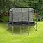 Trampolin s ljestvama 457cm crna,3