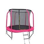 Trampolin s ljestvama 244cm/8FT SP08348L2-L roza