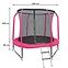 Trampolin s ljestvama 244cm/8FT SP08348L2-L roza,2