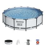 Bazen s metalnom konstrukcijom i pumpom Steel Pro Max, okrugli, 427m x 107 cm, 56950