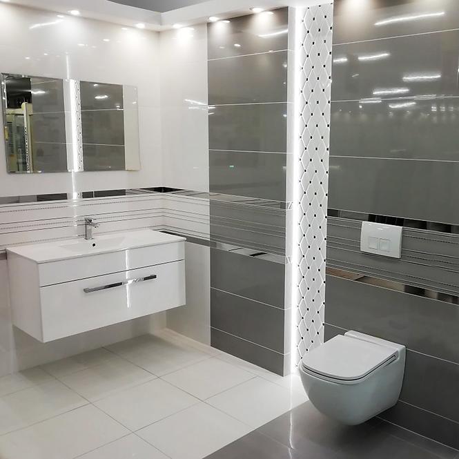 Glazirana zidna pločica Essent White 29,8/74,8