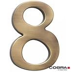Broj „8” - 5 cm brušeno smeđa