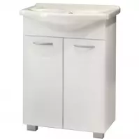 Ormarić za kupaonicu s umivaonikom Pik 55 bijela