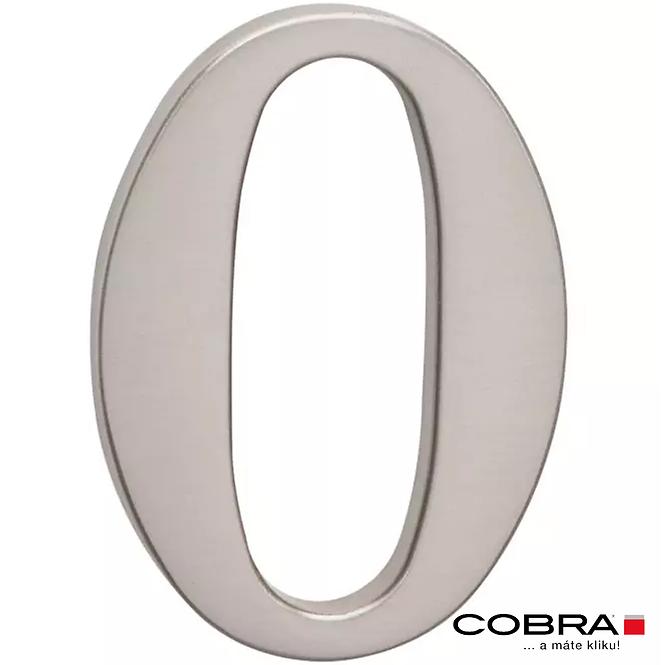 Broj „0” - 5 cm nikal mat