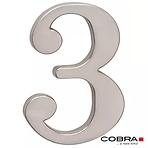 Broj „3” - 5 cm nikal mat