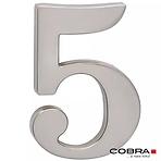 Broj „5” - 5 cm nikal mat