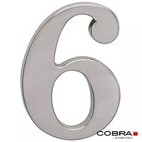 Broj „6” - 5 cm nikal mat