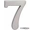 Broj „7” - 5 cm nikal mat