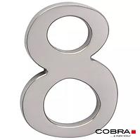Broj „8” - 5 cm nikal mat