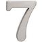 Broj „7” - 10 cm nikal mat,2